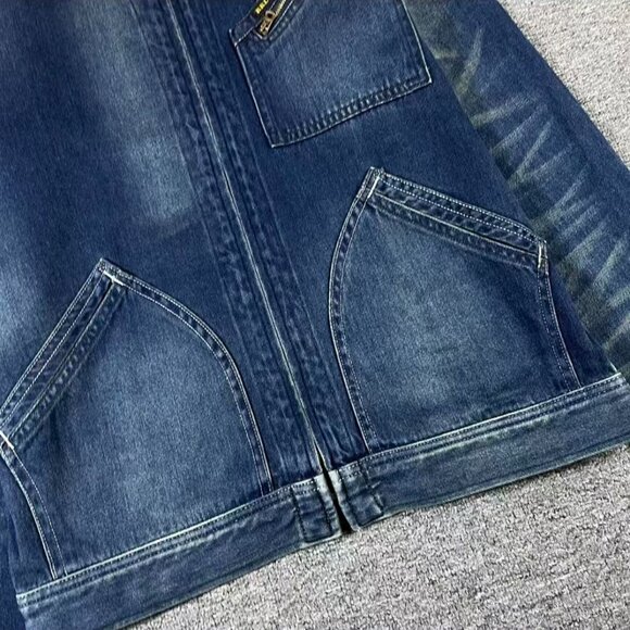 Polo Ralph Lauren Men's Double RL Denim Engineer Jacket - Picture 5 of 10